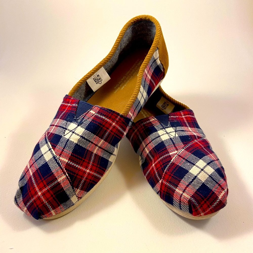 TOMS Plaid & Corduroy flats